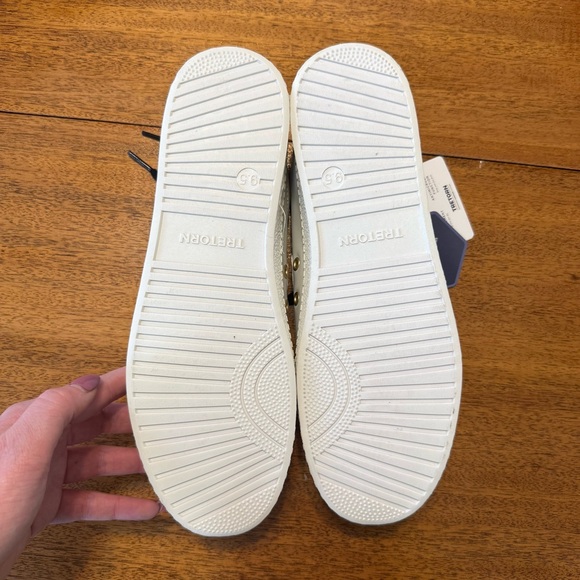 Tretorn Nylite Plus White Leather Sneakers Leopard Print New | Women’s Size 9.5 - Picture 5 of 12